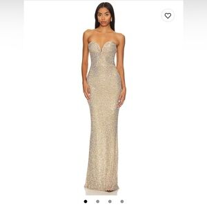 Nookie Lumiere Gown in Gold